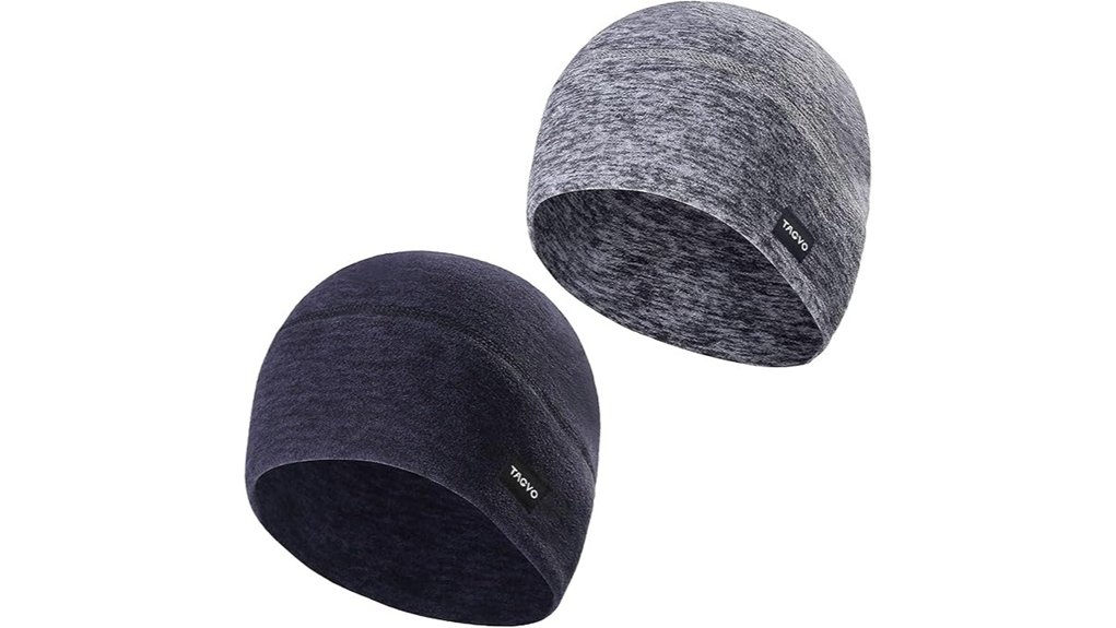 winter thermal running beanie pair