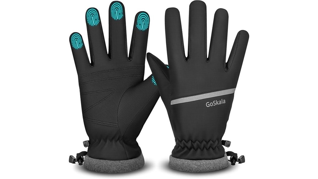 winter windproof touchscreen gloves