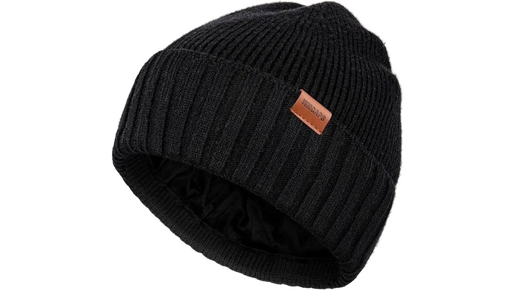 wm caps fleece lined beanie