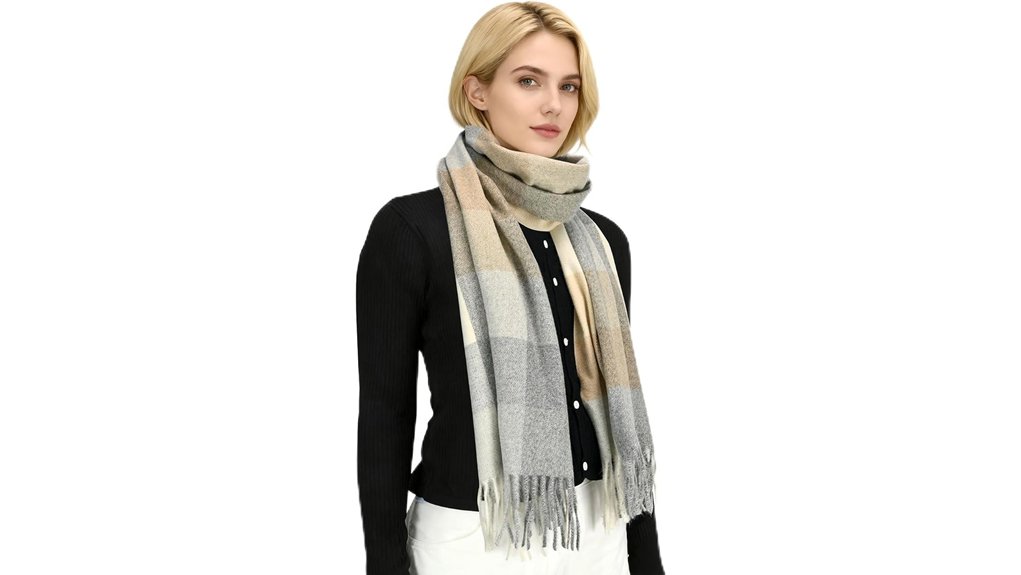 women s soft faux cashmere scarf